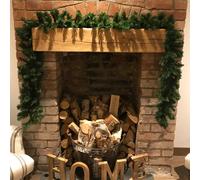 Samuel Alexander 270cm (9ft) Indoor Plain Green Colorado Christmas Garland Samuel Alexander Green