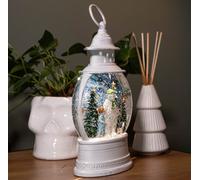 Samuel Alexander 280 White Light Up The Snowman, Snowdog & Billy Christmas Water Spinner With Leds