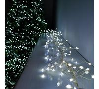 Samuel Alexander 288 Led 1.8M Premier Christmas Outdoor 8 Function Garland Wire Lights In Cool White