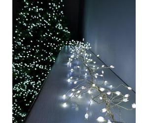 Samuel Alexander 288 Led 1.8M Premier Christmas Outdoor 8 Function Garland Wire Lights In Cool White