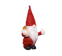 Samuel ALEXANDER 28cm Battery Operated Musical Walking Christmas Gonk Decoration in Red
