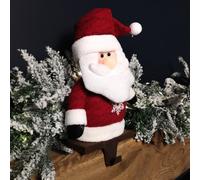 Samuel Alexander 28Cm Plush Christmas Santa Stocking Holder Decoration