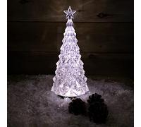 Samuel ALEXANDER 28cm RGB LED Christmas Tree Water Lantern Snow Globe Battery Operated