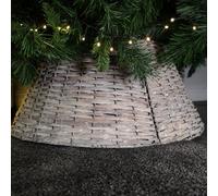 Samuel Alexander 28Or57Cm Everlands Kd Willow Christmas Tree Skirt Wicker Rattan Small Grey Wash