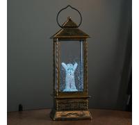 Samuel Alexander 29Cm Dual Powered Light Up Christmas Water Spinner With The Snowman & Rgb Leds