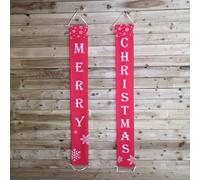 Samuel Alexander 2M Merry Christmas Greeting Fabric Banners Decoration