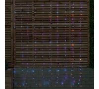 Samuel Alexander 2m x 1.5m Light up FlexiBrights Christmas Curtain Lights with 240 Rainbow LEDs Samuel Alexander Multicolor