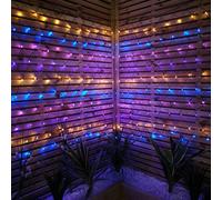 Samuel Alexander 3.5m Multi Function Rainbow LED Net Lights Christmas Decorations with Timer