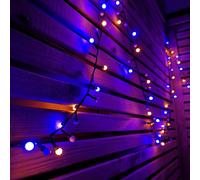 Samuel Alexander 3.75M 150 Led Frosted Berry Christmas Cap Lights In Rainbow With Timer Indoor Or Outdoor