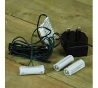 Samuel Alexander 3 x AA Money Saving Battery Replacement Plug In Adapter in Black Samuel Alexander Black