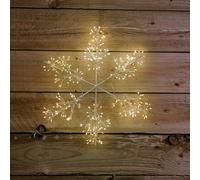 Samuel Alexander 300 LED 40cm Microbrights Snowflake Christmas Silhouette in Warm White