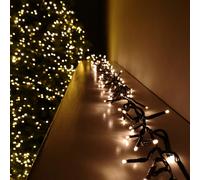 Samuel Alexander 3000 LED 37.2m Premier Clusterbrights Indoor Outdoor Multifunction Mains Operated Christmas Cluster Lights with Timer in Vintage Gold