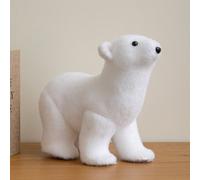 Samuel Alexander 30Cm Large Flocked Polar Bear Christmas Decoration