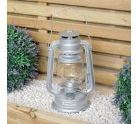 Samuel Alexander 30cm Silver Paraffin Hurricane Lantern Camping Light Samuel Alexander Silver