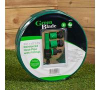 Samuel Alexander 30M Reinforced Kink Resistant Garden Hose Pipe With Connectors