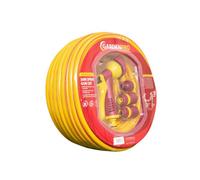 Samuel Alexander 30M Yellow Reinforced Kink Resistant Garden Patio Hose Pipe With Spray Gun Set