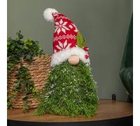 Samuel Alexander 31Cm Red And White Christmas Tree Sitting Gonk With Snowflake Hat