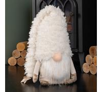 Samuel Alexander 34Cm Large White Super Soft Christmas Snow Gonk Decoration
