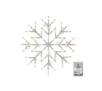 Samuel Alexander 34cm Light up Christmas Snowflake with 50 Warm White LEDs Samuel Alexander White