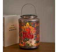 Samuel Alexander 34cm Light Up Decoration LED Candle Christmas Lantern with Timer Samuel Alexander Multicolor