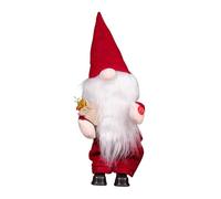 Samuel ALEXANDER 35cm Battery Operated Musical Walking Christmas Gonk Decoration in Red