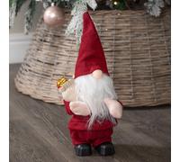 Samuel Alexander 35cm Battery Operated Walking Christmas Musical Gonk in Red Samuel Alexander Red