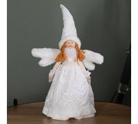 Samuel Alexander 35Cm Christmas Tree Topper Angel Decoration In White