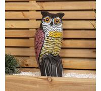 Samuel Alexander 35Cm Large Outdoor Plastic Owl Bird Deterrent