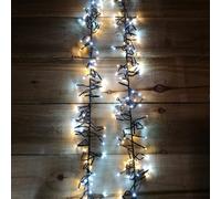 Samuel Alexander 37.5M 3000 Led Christmas Cluster Multi-Action String Lights With Timer In White & Warm White