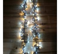 Samuel Alexander 37.5m 3000 LED Christmas Cluster Multi-Action String Lights with Timer in White & Warm White