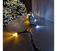 Samuel Alexander 38.3M 480 Led Supabrights Christmas String Lights With Timer In Cool & Warm White