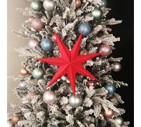 Samuel Alexander 38cm Red Paper Foldable Star Christmas Decoration