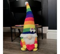 Samuel Alexander 39Cm Sitting Plush Rainbow Christmas Gonk Decoration