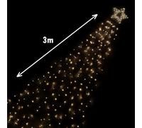 Samuel Alexander 3M Indoor Outdoor Shooting Star Multifunction Led Christmas Decoration With Timer In Warm White