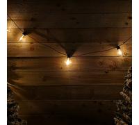 Samuel Alexander 4.5M 10 Warm White Led Connectable Festoon Lights Christmas Decorations
