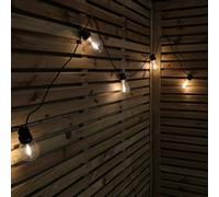 Samuel Alexander 4.5M Set Of 10 Connectable Festoon Bulb Lights In Warm White With Timer Function