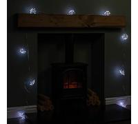 Samuel ALEXANDER 4.5m Ultra Brights Starburst Multi-Action Christmas Lights with White & Warm White LEDs and Timer Function