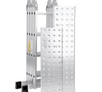 Samuel Alexander 4.6M Large Lightweight Aluminium Folding Multi Position Work Platform Ladder