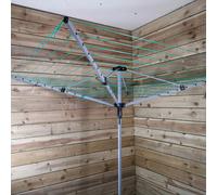 Samuel Alexander 4 Arm 50m Steel Rotary Airer / Washing Line Garden