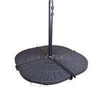 Samuel Alexander 4 Piece 14kg Black Hanging Banana Cantilever Garden Parasol Base Weights Samuel Alexander Black