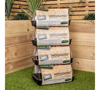 Samuel Alexander 4 X 38Cm Unheated Seed Starter Tray Grostart Midi Propagator Indoor Seedling Planter