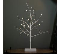 Samuel Alexander 40cm Battery Operated Christmas Twig Tree with 32 Warm White & Multi-Coloured LEDs
