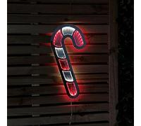 Samuel ALEXANDER 40cm LED Infinity Christmas Light Hanging Candy Cane Decoration