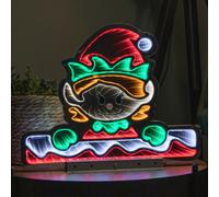 Samuel Alexander 40Cm Light Up Christmas Elf Girl Infinity Decoration With Leds