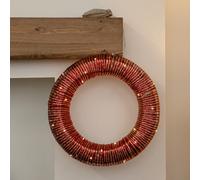 Samuel Alexander 40Cm Light Up Christmas Wreath With Warm White Leds
