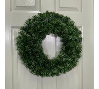 Samuel Alexander 40cm Plain Green Canadian Pine Artificial Christmas Wreath Samuel Alexander Green