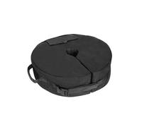 Samuel Alexander 40Kg Black Heavy Duty Round Garden Patio Parasol Umbrella Refillable Base Weight Bag