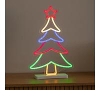 Samuel Alexander 43Cm Neon Flex Christmas Tree Light With 215 Multi-Coloured Leds
