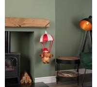 Samuel ALEXANDER 45cm Battery Operated Musical Parachuting Reindeer with Leg Kicking Motion