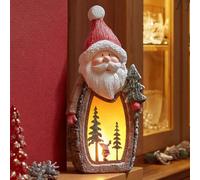 Samuel ALEXANDER 45cm Light up Christmas Woodsman Glow Santa with LEDs